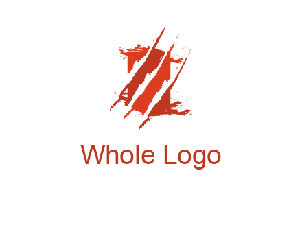 claw marks on a box logo