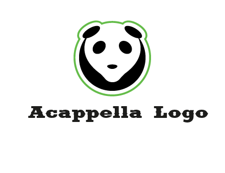 panda face logo