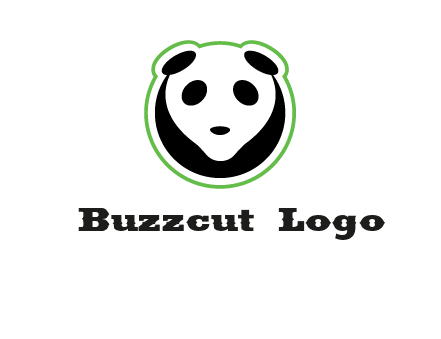 panda face logo