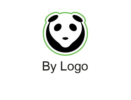 panda face logo