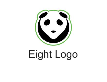 panda face logo