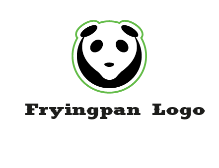 panda face logo