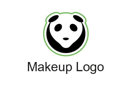 panda face logo