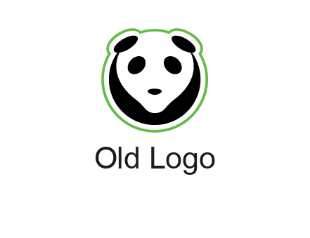 panda face logo
