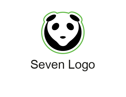 panda face logo