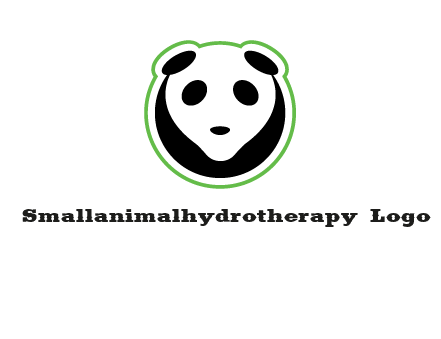 panda face logo