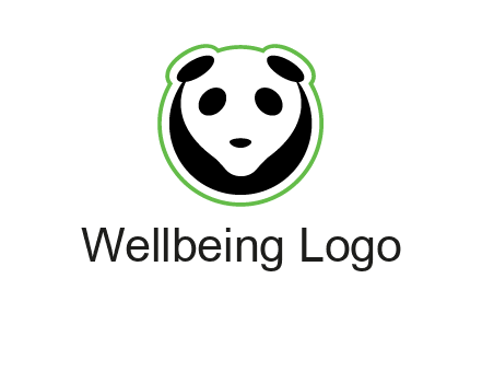 panda face logo
