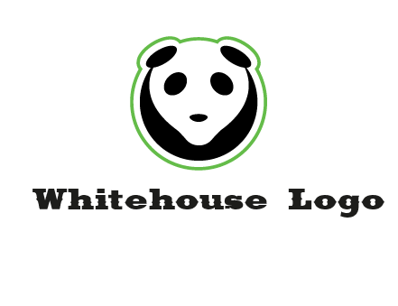 panda face logo