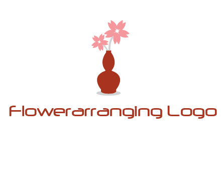 flowers in a vase logo