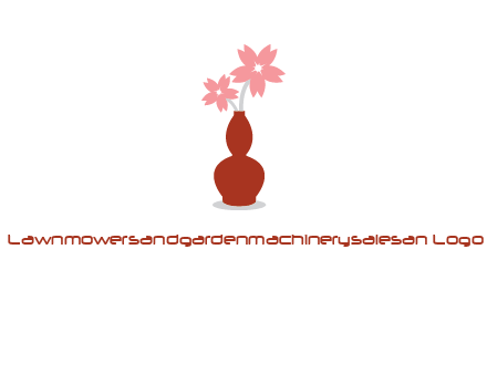 flowers in a vase logo