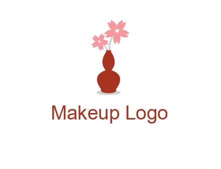 flowers in a vase logo