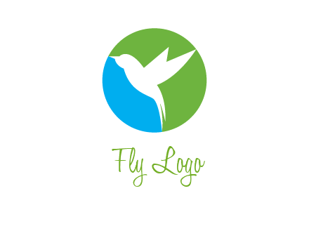 bird in circle logo