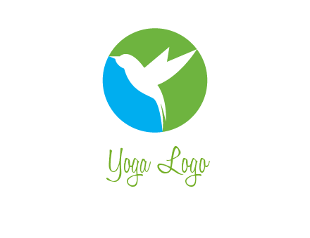 bird in circle logo