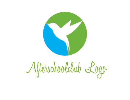 bird in circle logo