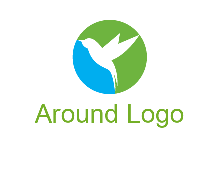 bird in circle logo