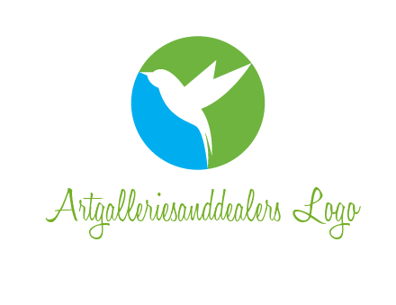 bird in circle logo