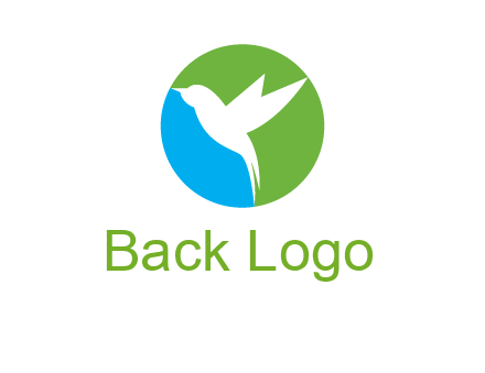 bird in circle logo