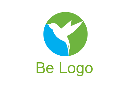 bird in circle logo