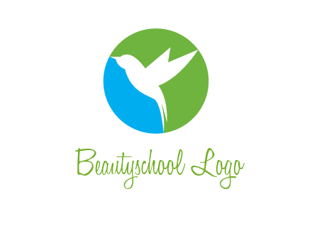 bird in circle logo