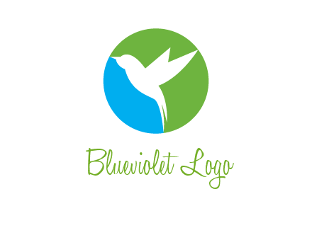 bird in circle logo