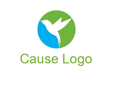 bird in circle logo