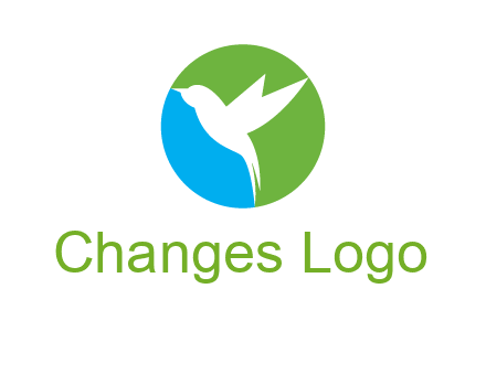 bird in circle logo