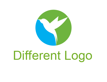 bird in circle logo
