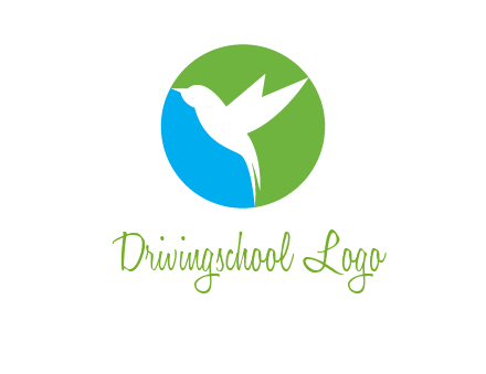 bird in circle logo