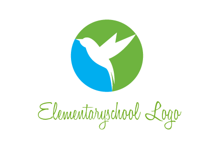 bird in circle logo
