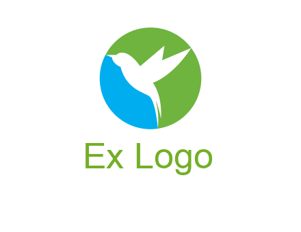 bird in circle logo