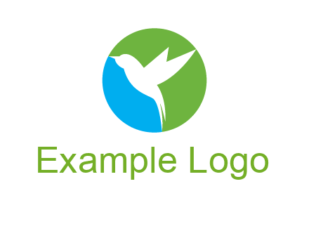 bird in circle logo