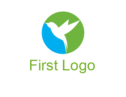 bird in circle logo