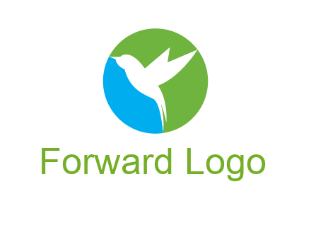 bird in circle logo