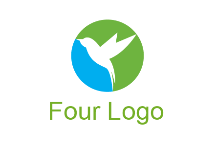 bird in circle logo