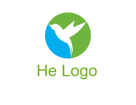 bird in circle logo