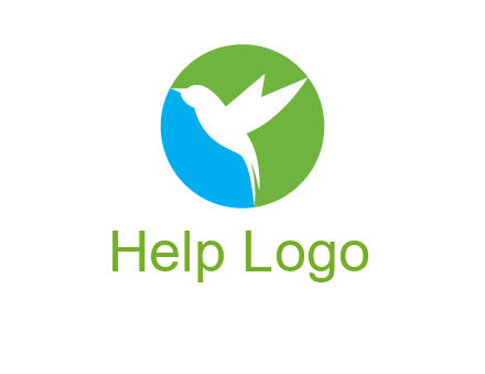 bird in circle logo