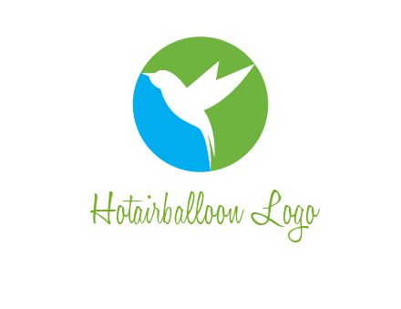 bird in circle logo