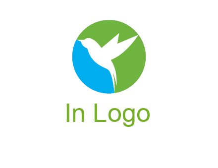 bird in circle logo