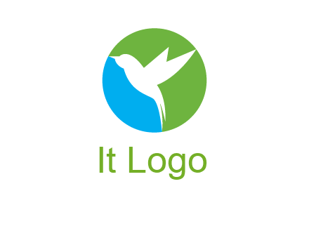 bird in circle logo