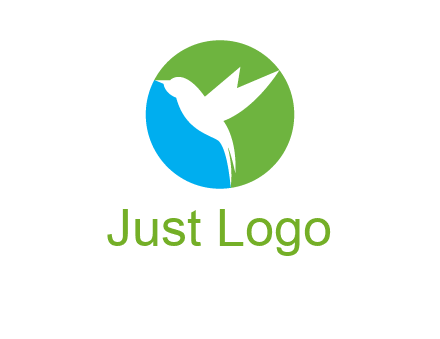bird in circle logo