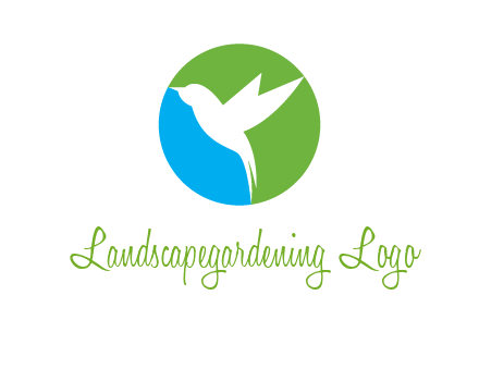 bird in circle logo