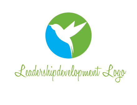 bird in circle logo