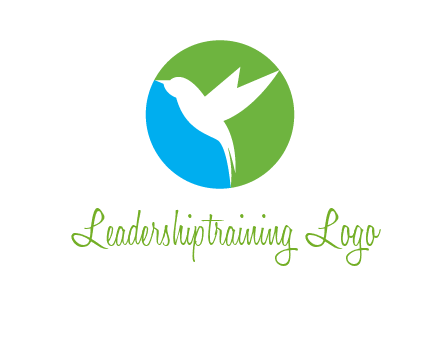 bird in circle logo