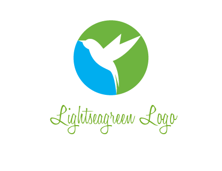 bird in circle logo