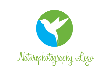 bird in circle logo
