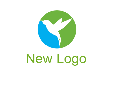 bird in circle logo
