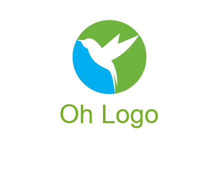 bird in circle logo