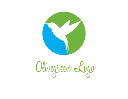 bird in circle logo