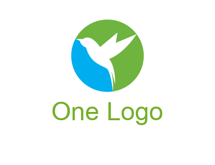 bird in circle logo