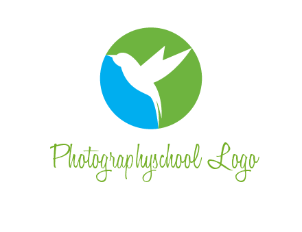 bird in circle logo